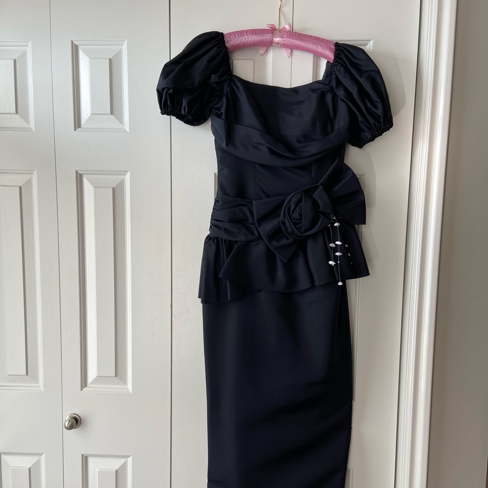 Vintage Black Long Dress